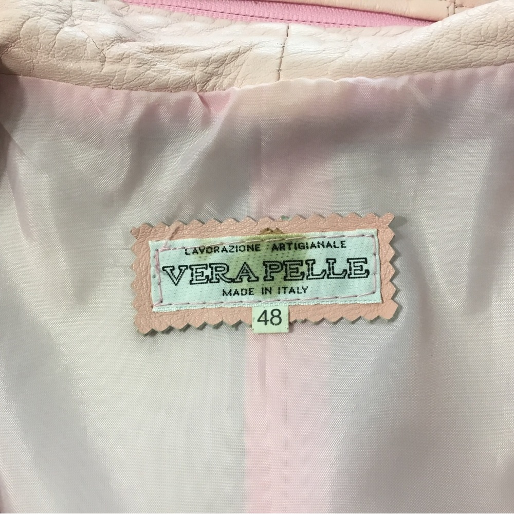 Vera Pelle Italian Leather Jacket M - Picture 4 of 13